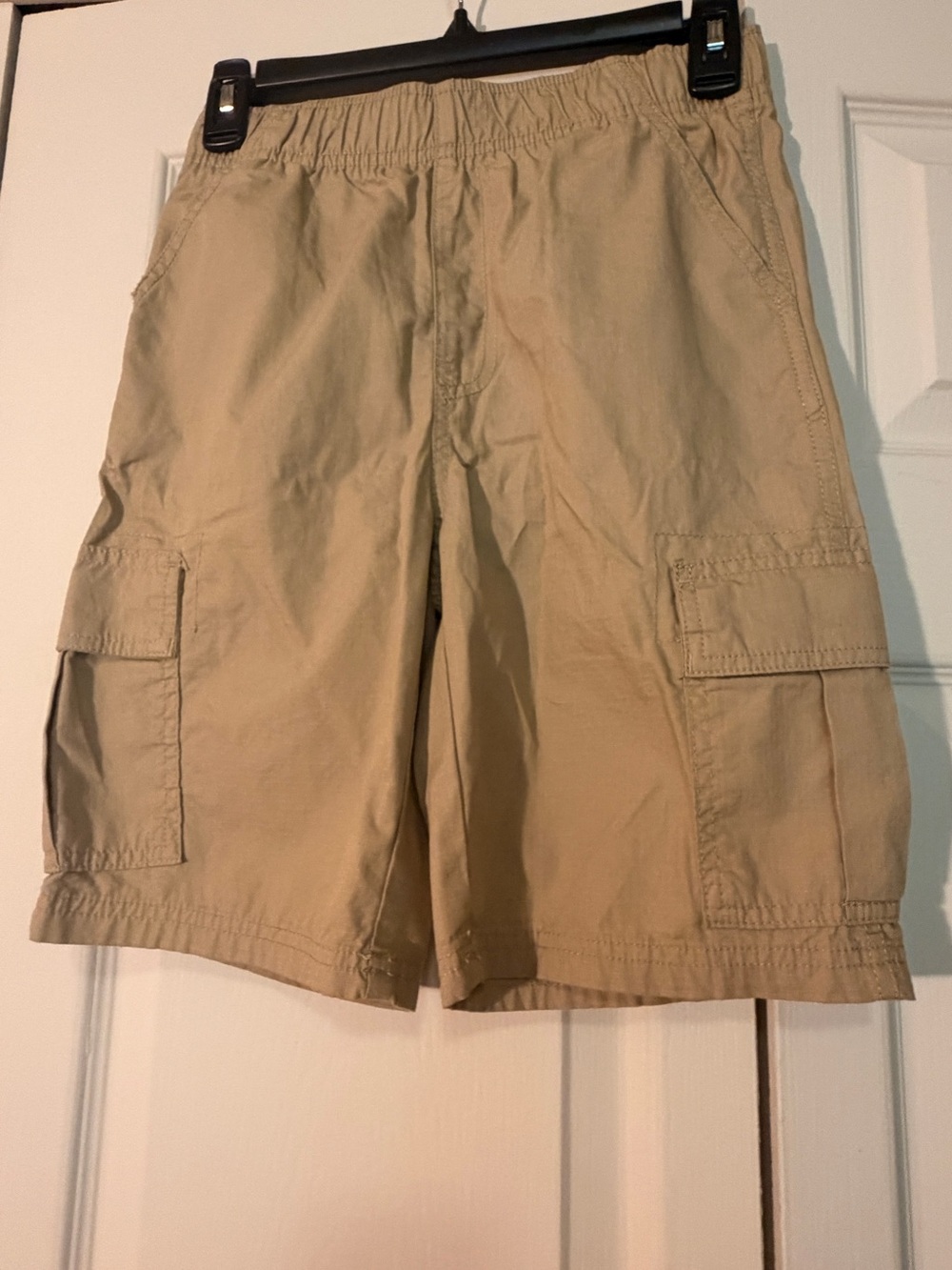 Place kid Tan Cargo Shorts with Elastic Waist